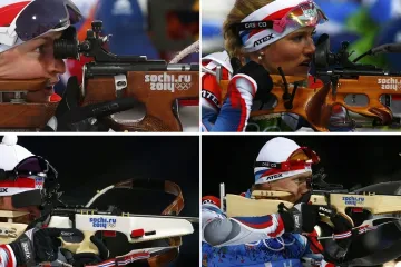 Česká čtveřice při střeleckých položkách