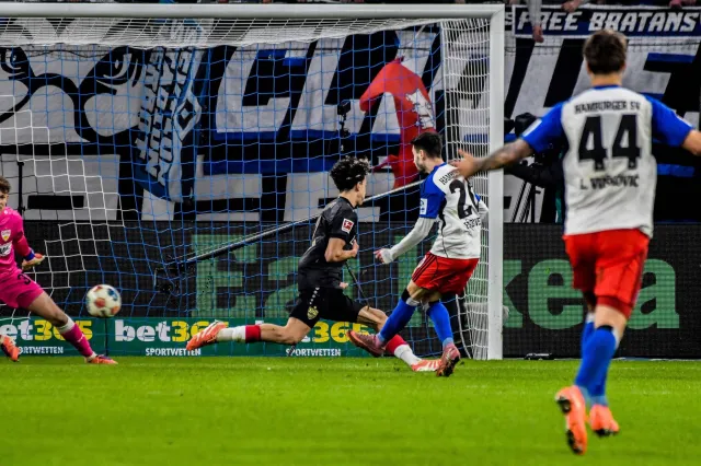 O vítězství Hamburku se postaral střídající Vieira