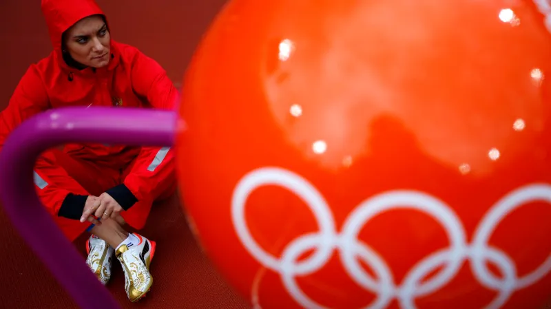 Jelena Isinbajevová na OH v Londýně