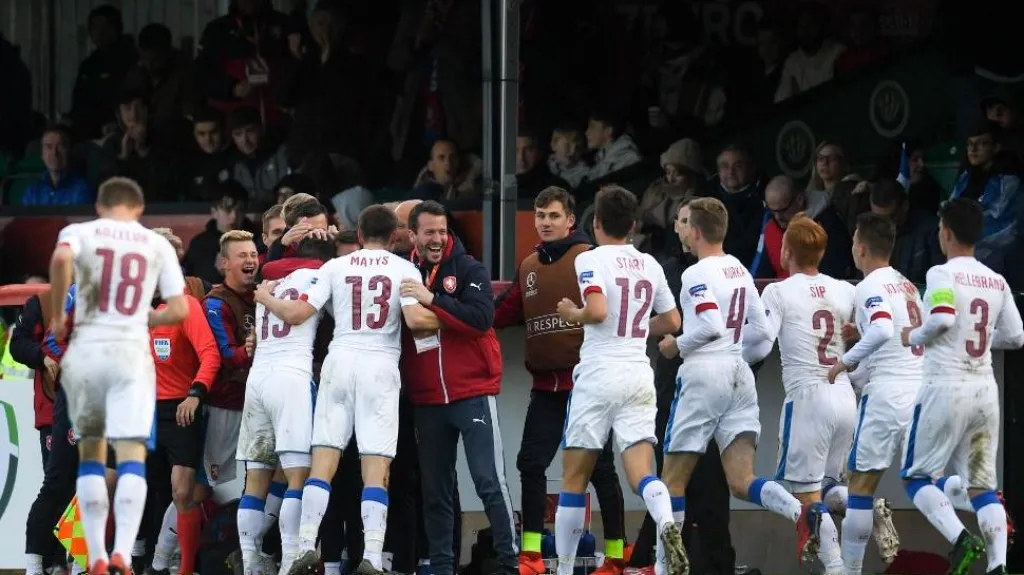 Radost českých fotbalistů do 17 let