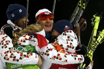 Stříbrná radost české biatlonové štafety