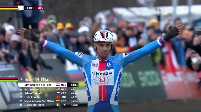 Poslední cílová rovinka Zdeňka Štybara v profi kariéře