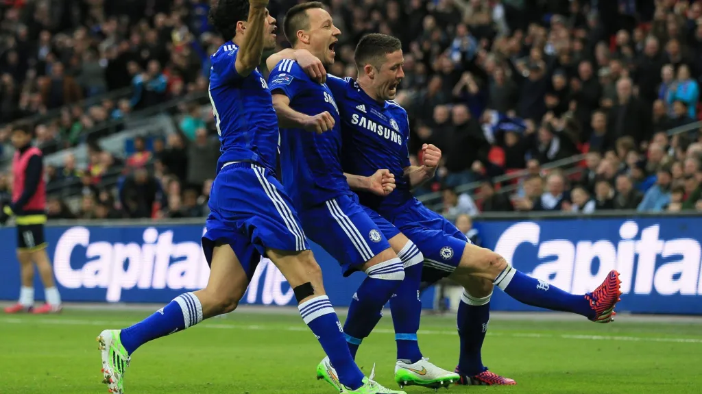 Slavící hráči Chelsea