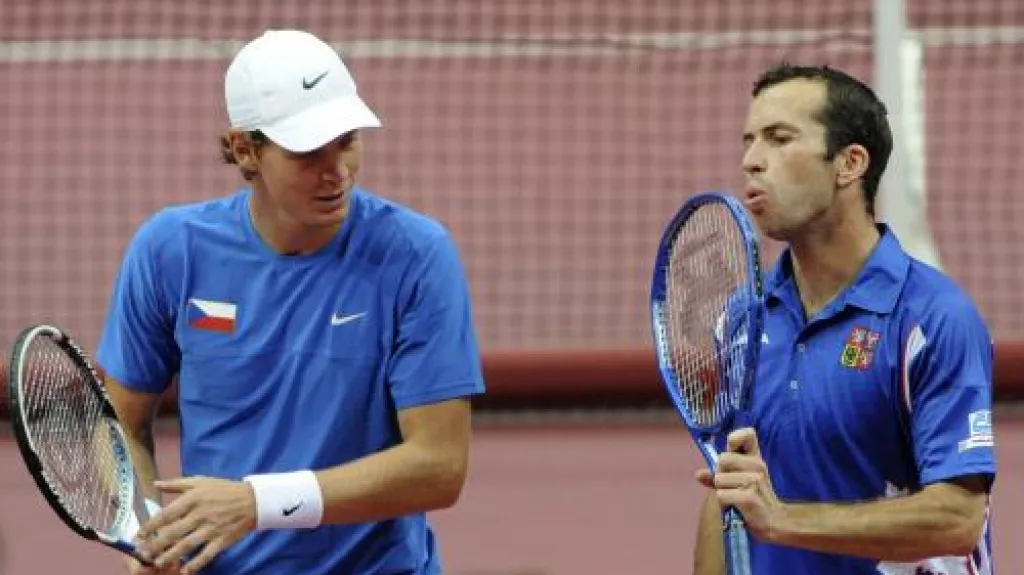 Tomáš Berdych a Radek Štěpánek