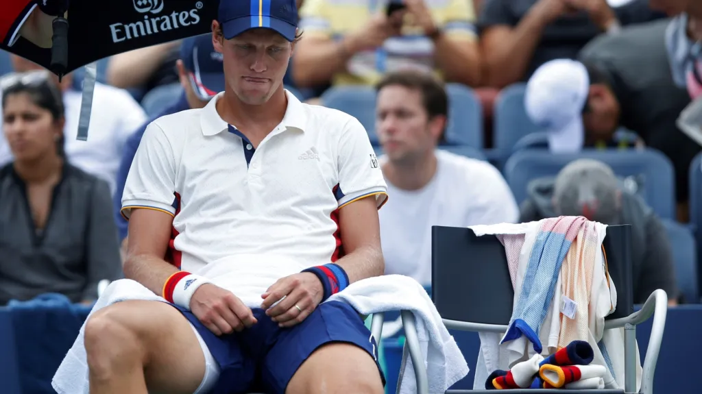 Zklamaný Tomáš Berdych