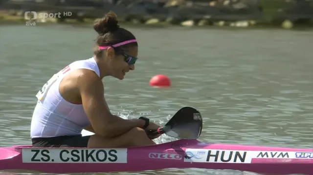 Povedené finále A od Maďarky Csikósové v kategorii K1 na 1000 metrů