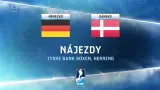 Samostatné nájezdy v utkání Německo - Dánsko