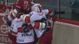 Gól v utkání Hradec - Vítkovice: Červený - 1:0 (19. min.)