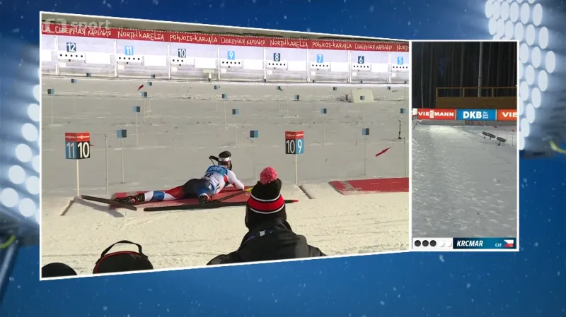 Sprint mužů v Kontiolahti: Sestřih českých střeleb