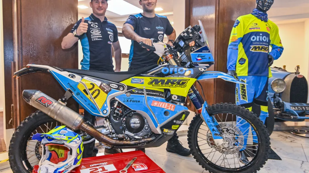 Motorkáři týmu Orion Racing Martin Michek a Milan Engel