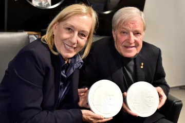 Martina Navrátilová a Jan Kodeš