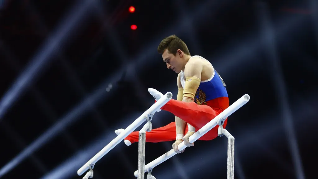 Ruský gymnasta David Běljavskij