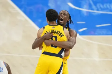 Radost basketbalistů Indiany