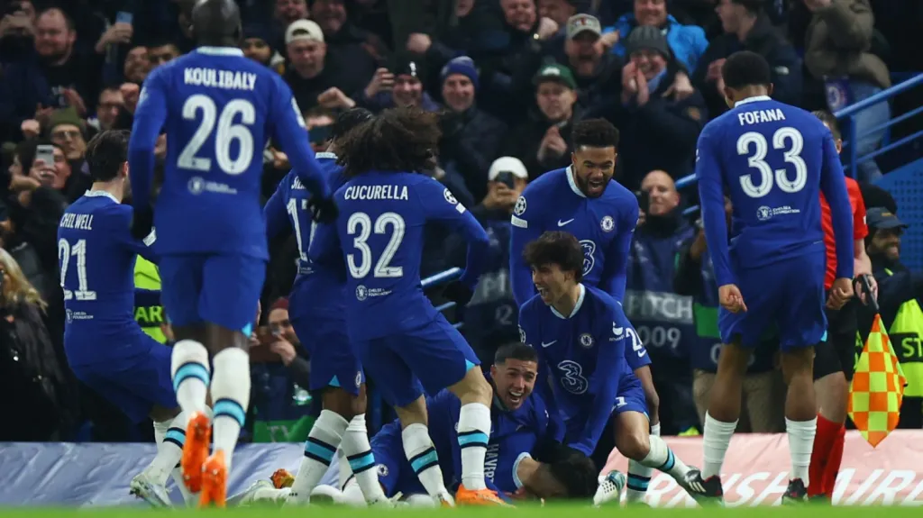 Radost fotbalistů Chelsea