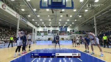 Závěr čtvrtého semifinálového utkání Děčín – Brno