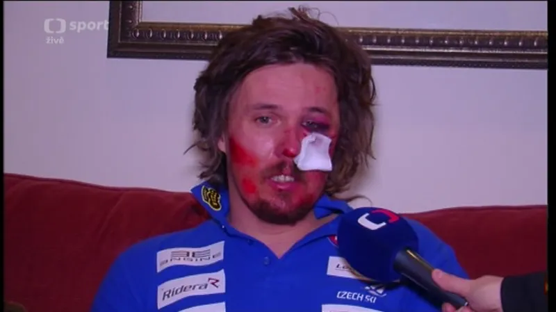 Bank už je z nemocnice doma, z pádu si pamatuje jen začátek