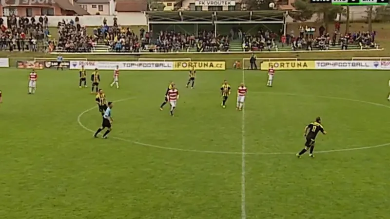 Sestřih utkání FK Vroutek - SK Ervěnice-Jirkov