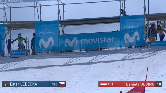 Vystoupení Ester Ledecké ve čtvrtfinále obřího slalomu
