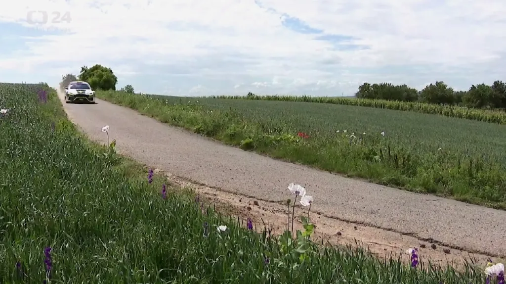 V Hustopečích čile testovali rallyeoví jezdci i organizátoři