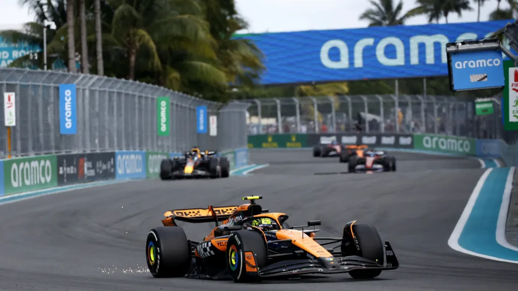 Lando Norris na mclarenu