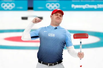 Americký curler John Shuster