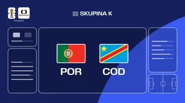 Portugalsko – DR Kongo (live statistiky)