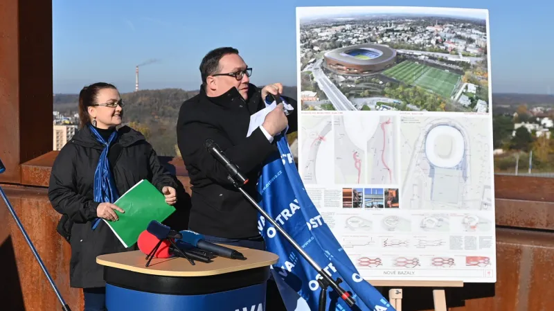 Zveřejnění vítěze architektonické soutěže na novou podobu fotbalového stadionu Bazaly