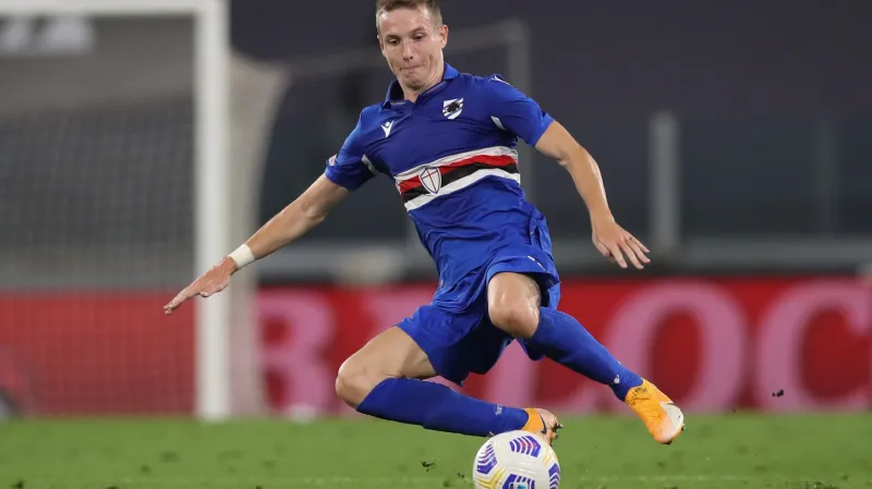 Jakub Jankto v dresu Sampdorie