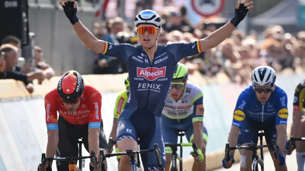Tim Merlier při triumfu na Binck Bank Tour
