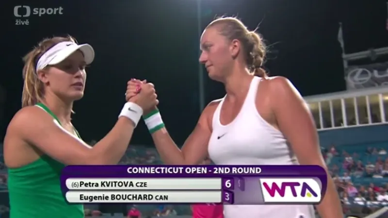 Kvitová jde přes Bouchardovou v New Havenu dál