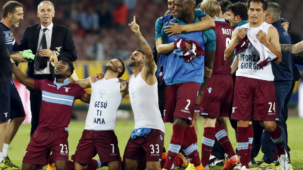 Slavící hráči Lazia