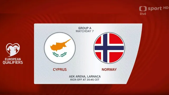 Sestřih utkání Kypr – Norsko