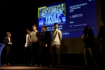 Čeští šermíři na udílení cen Victorie