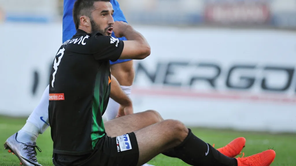 Aidin Mahmutovič v dresu Příbrami