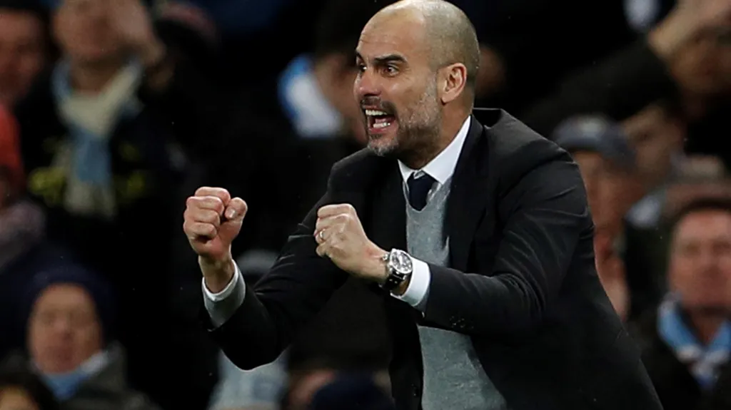 Manažer Manchesteru City Pep Guardiola