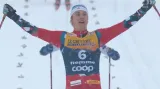 Závěr závodu mužů na 15 km v Tour de Ski
