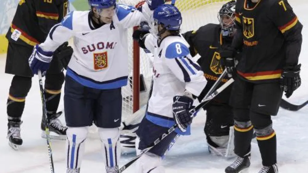 Kimmo Timonen po vstřelení gólu do německé branky