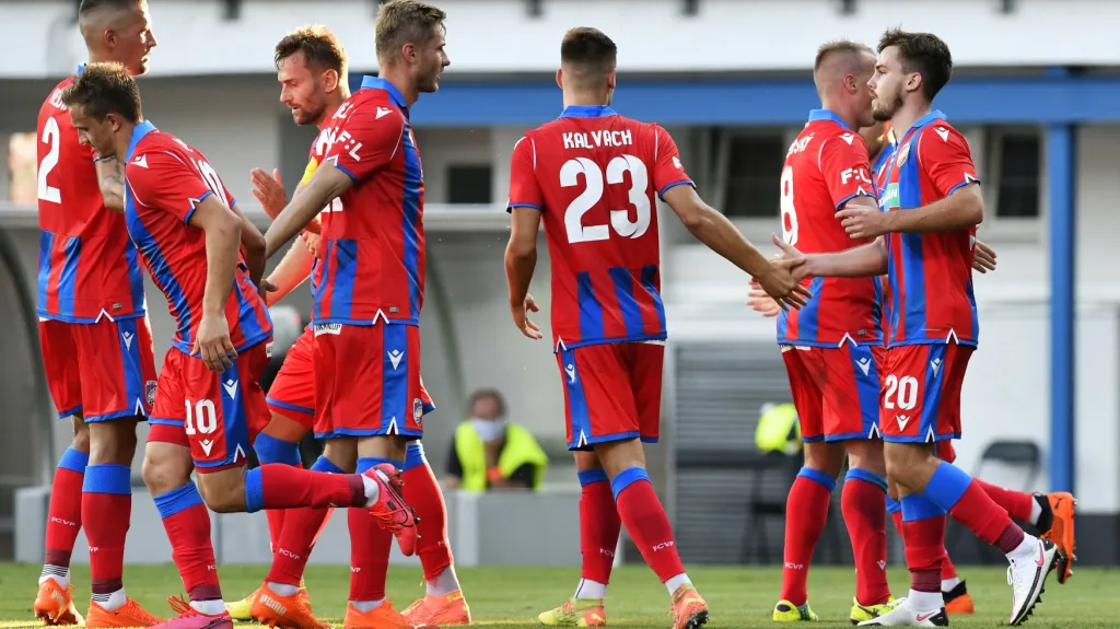 Radost fotbalistů Plzně