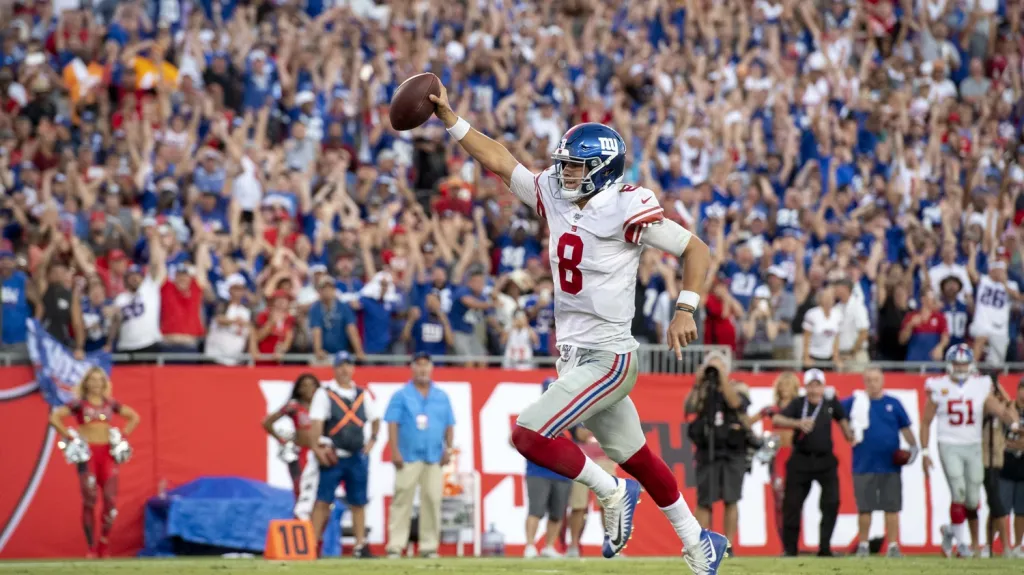 Quarterback NY Giants Daniel Jones