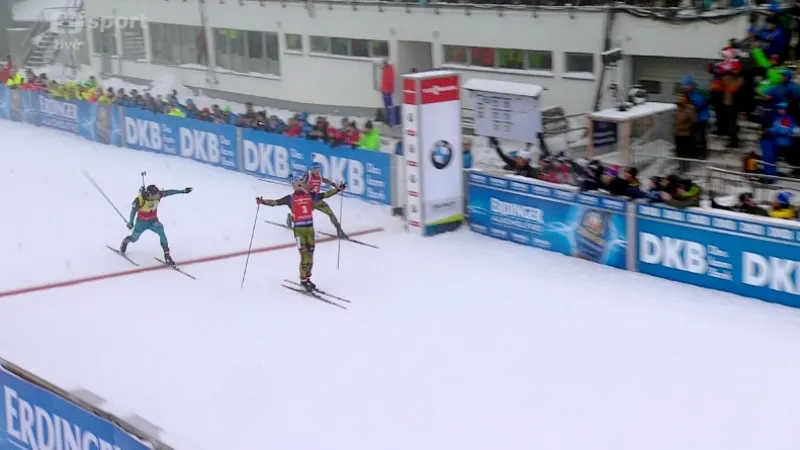 Sestřih: Fourcade prohrál masák v Oberhofu ve strhujícím finiši