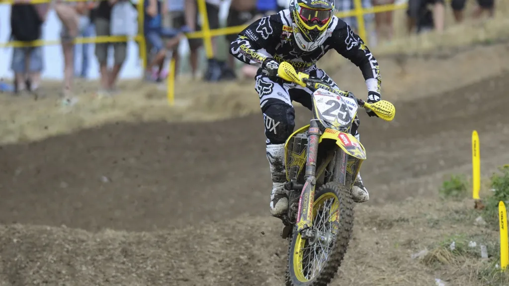 Vítěz závodu v třídě MX1 Clement Desale