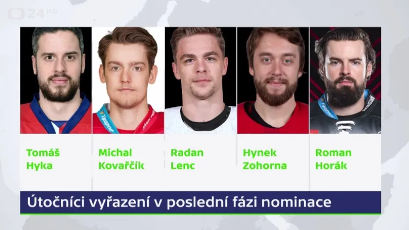 Národní tým řeší povolání náhradníků