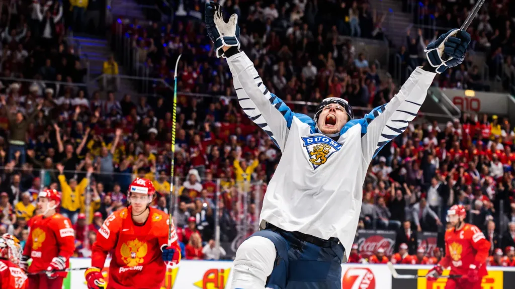 Kapitán Finů Marko Antilla rozhodl proti Rusku o postupu do finále MS