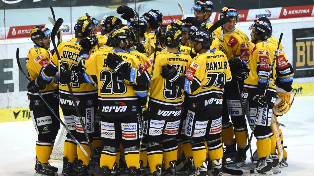 Hráči Litvínova slaví výhru