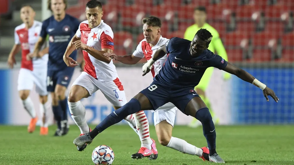 Utkání Slavia - Midtjylland