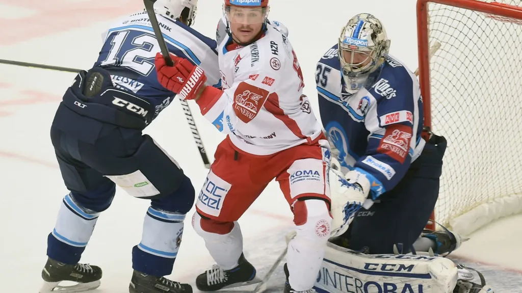 Utkání Třinec - Plzeň