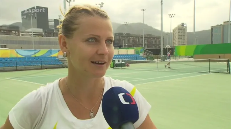 Trénink českých tenistů v Riu