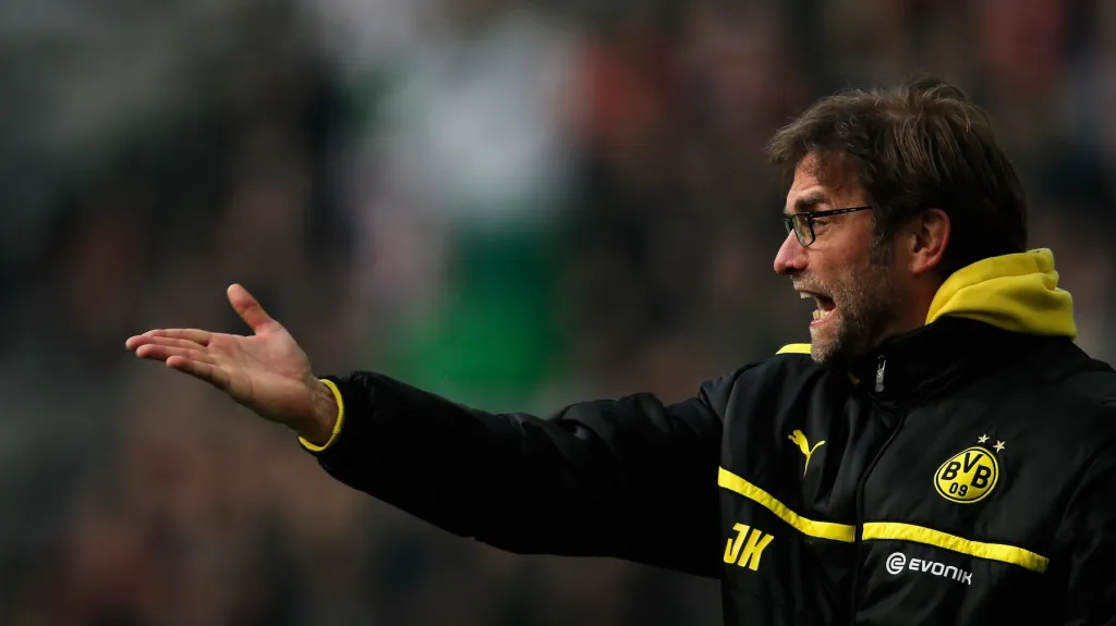 Trenér Dortmundu Jürgen Klopp