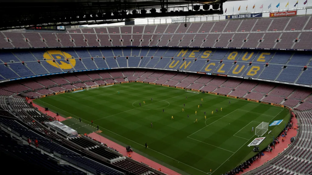 Prázdné Camp Nou
