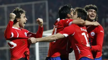 Radost chilských fotbalistů